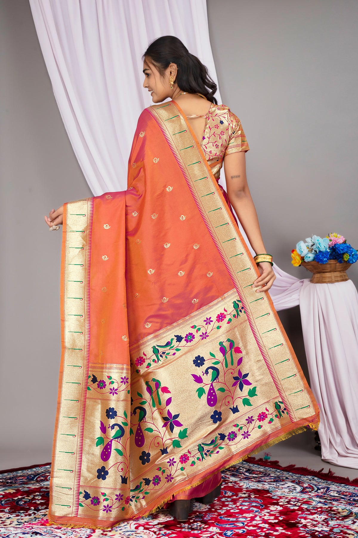 Elegant Maharashtrian Silk Saree