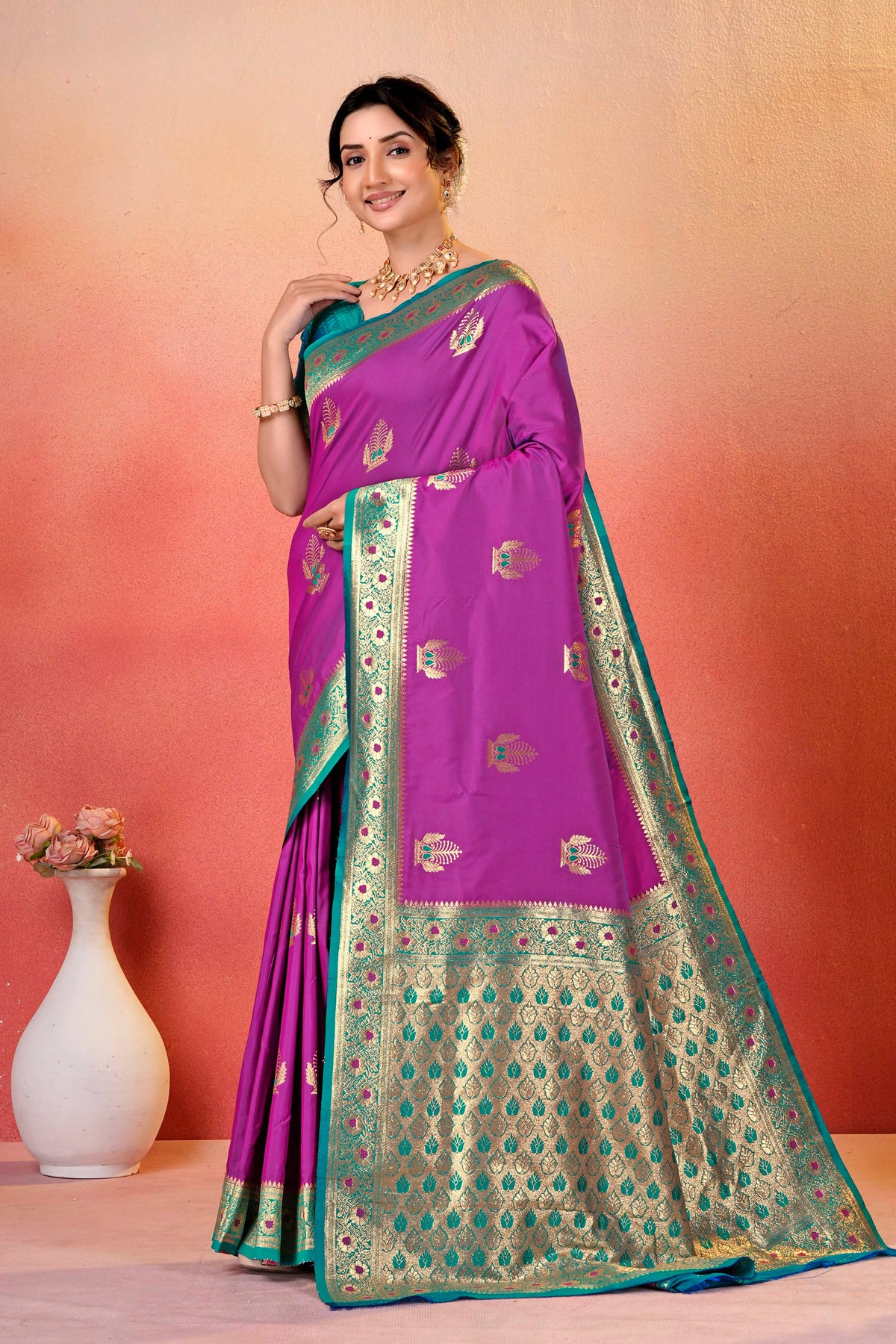Eternal Grace Baluchari Silk Saree