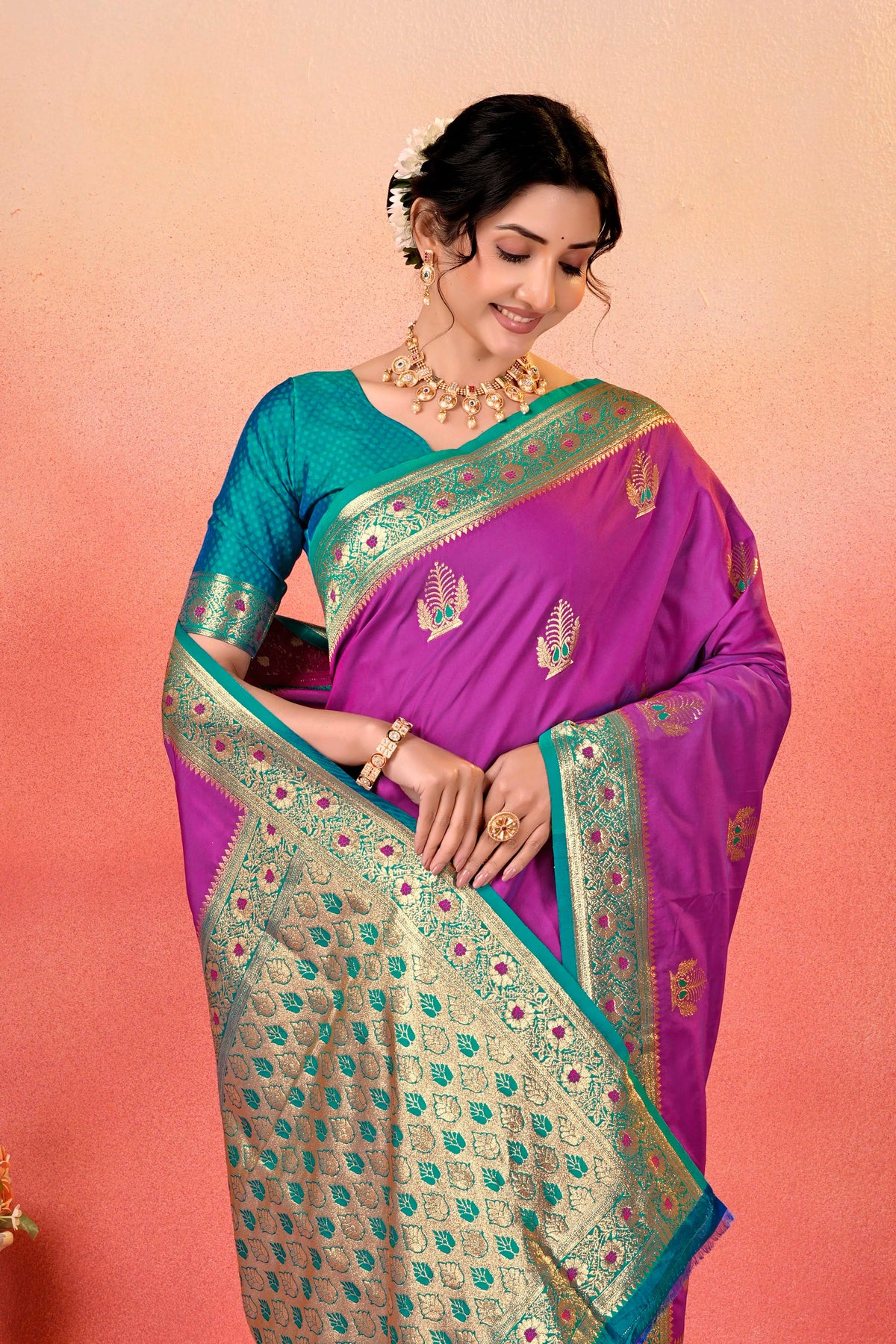 Eternal Grace Baluchari Silk Saree
