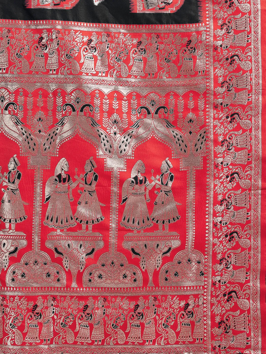 Exquisite Baluchari Silk Saree