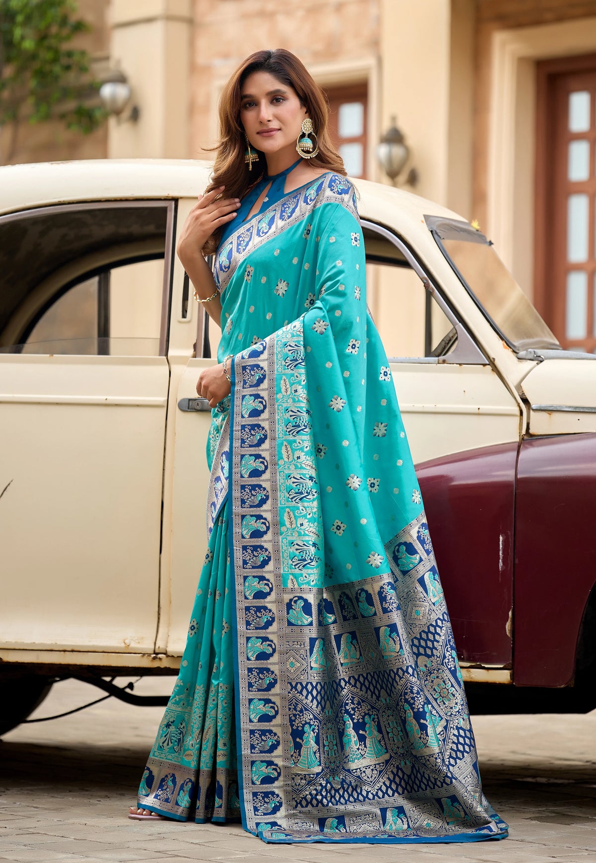 Festive Baluchari Silk Saree