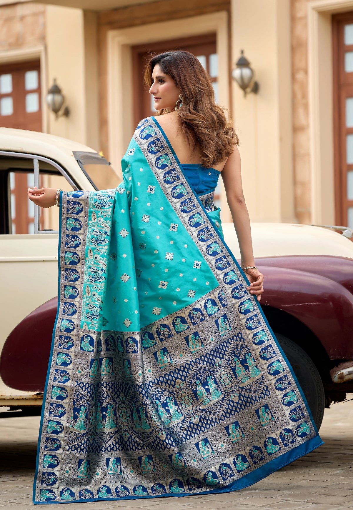 Festive Baluchari Silk Saree