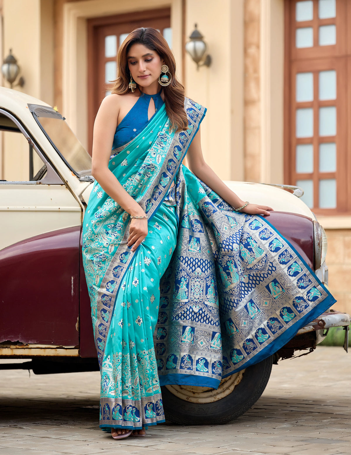 Festive Baluchari Silk Saree