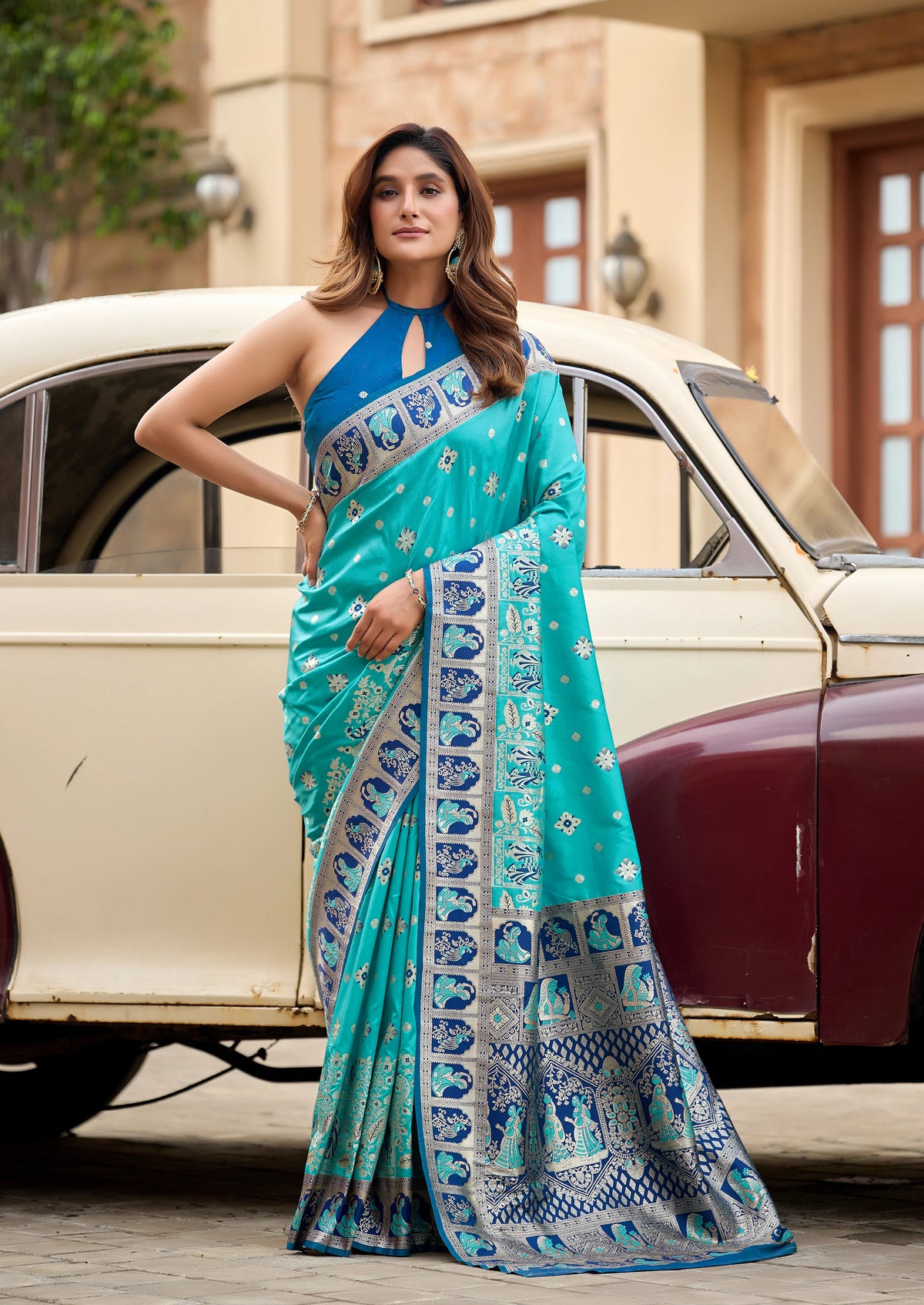 Festive Baluchari Silk Saree