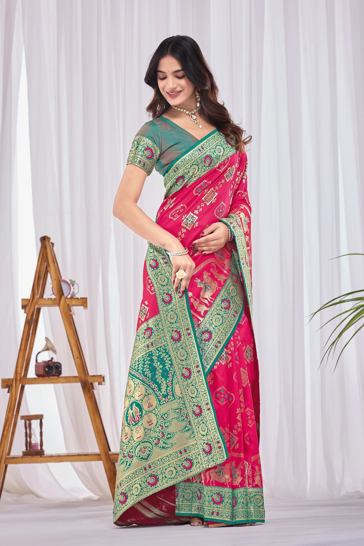Majestic Baluchari Silk Saree