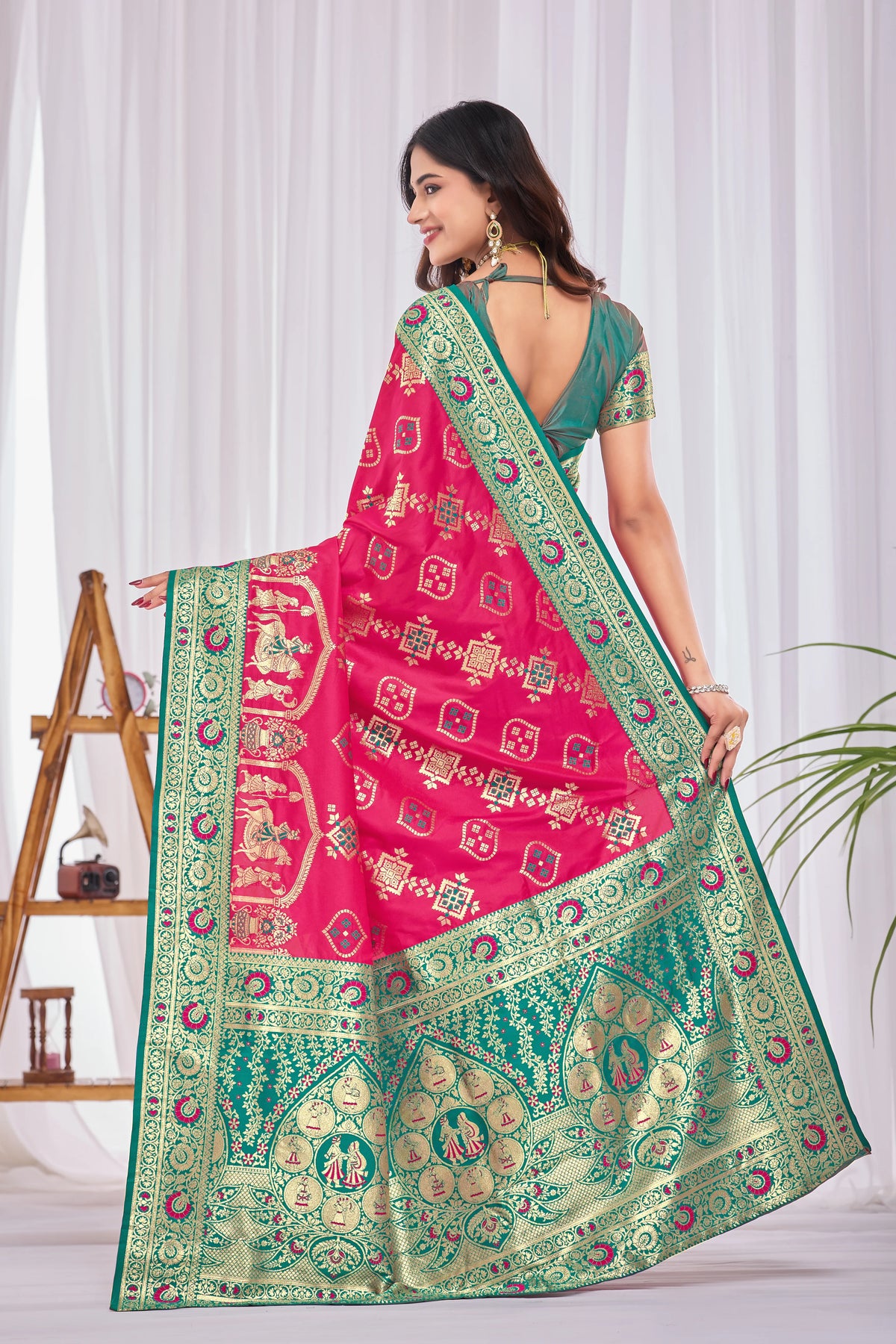 Majestic Baluchari Silk Saree