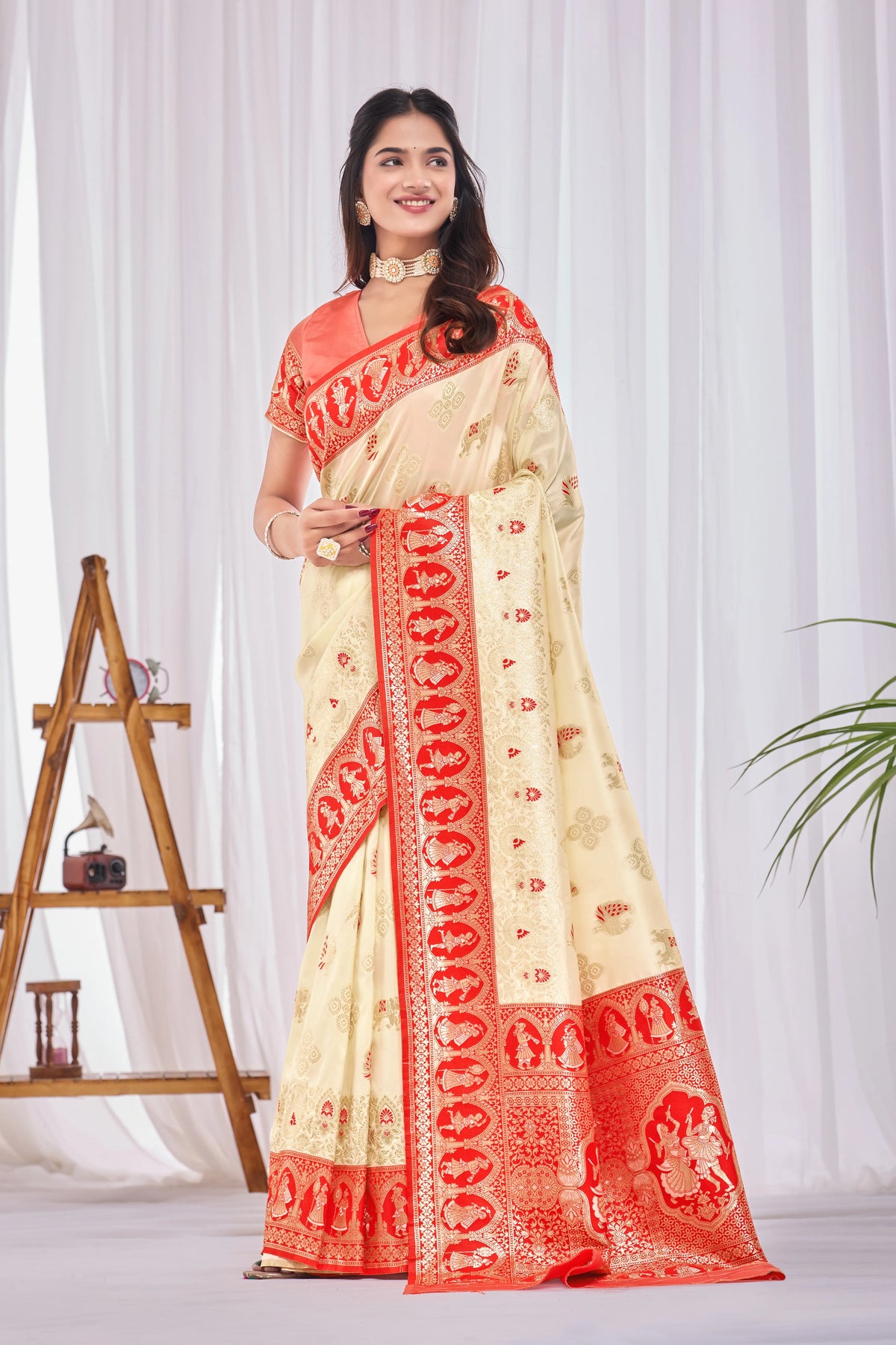 Timeless Bengali Baluchari Saree