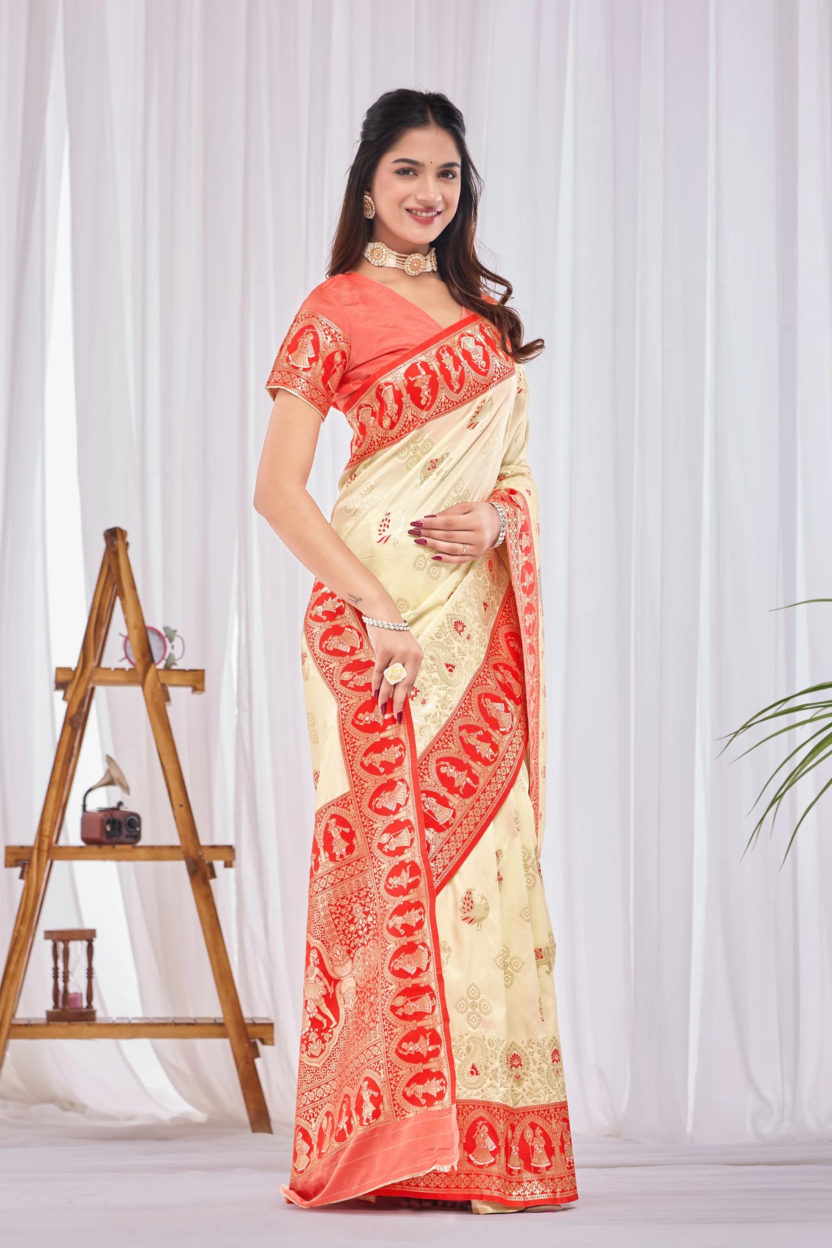 Timeless Bengali Baluchari Saree
