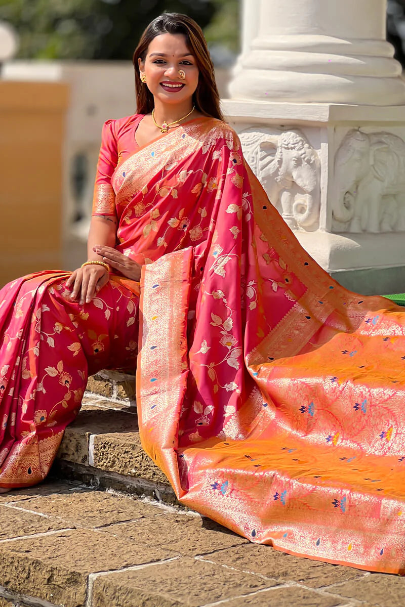 Traditional Maharashtrian Silk Saree