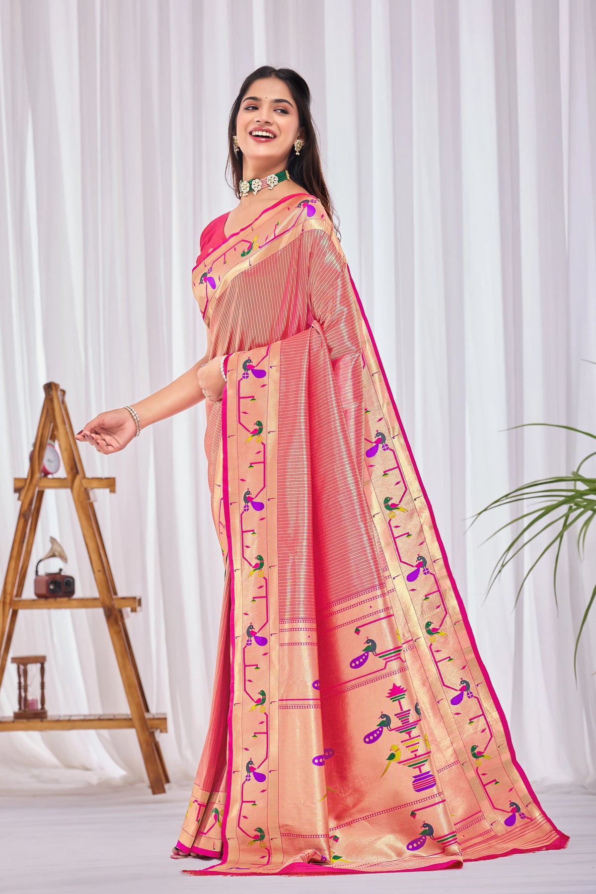 Traditional Marathi Silk Saree