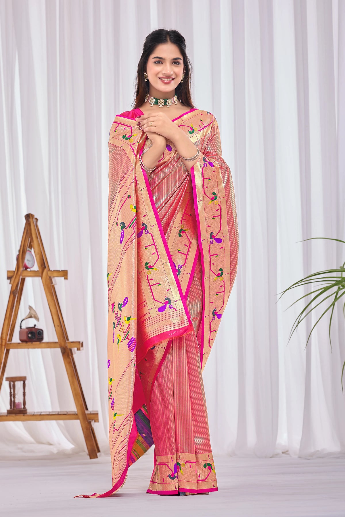 Traditional Marathi Silk Saree