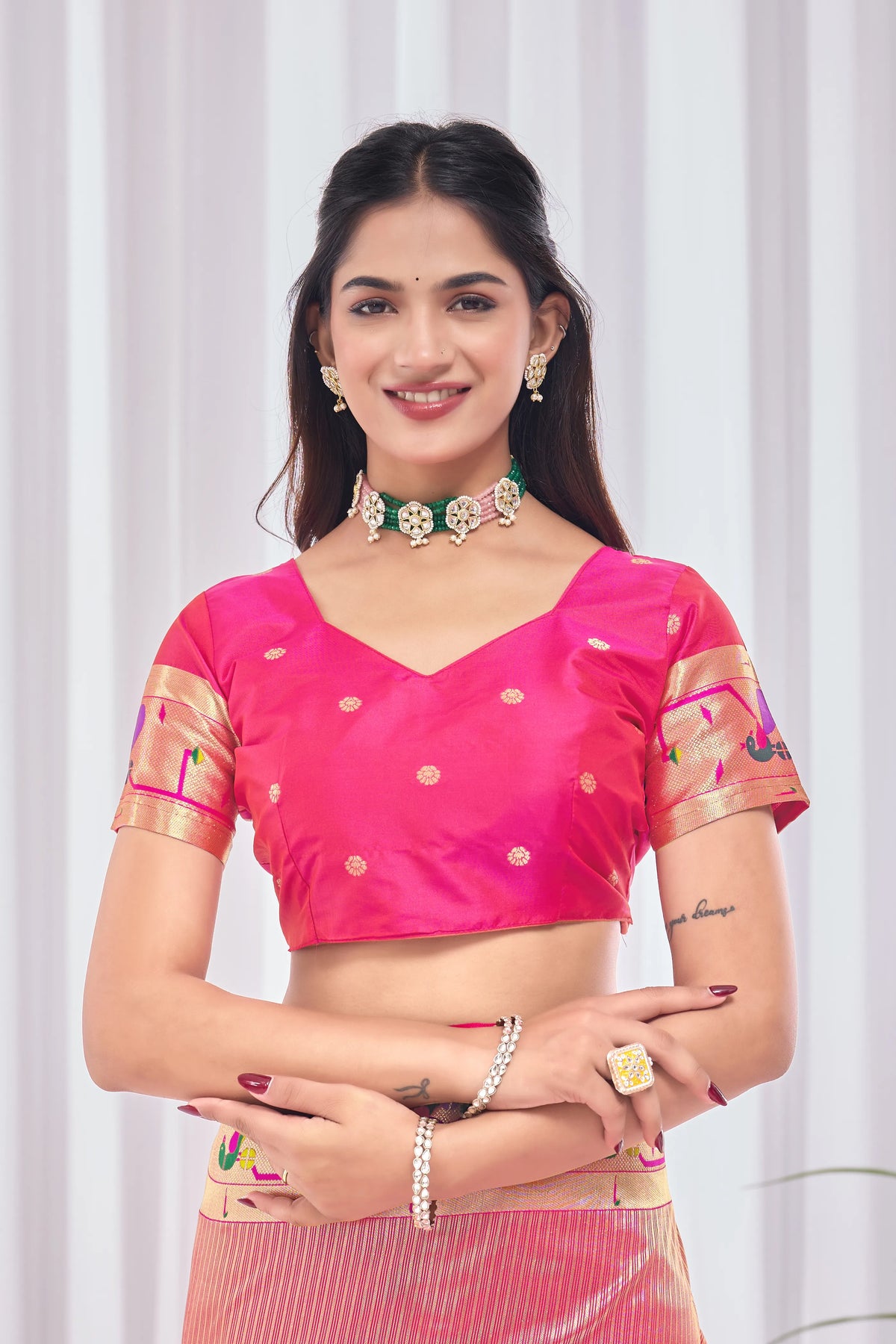 Traditional Marathi Silk Saree