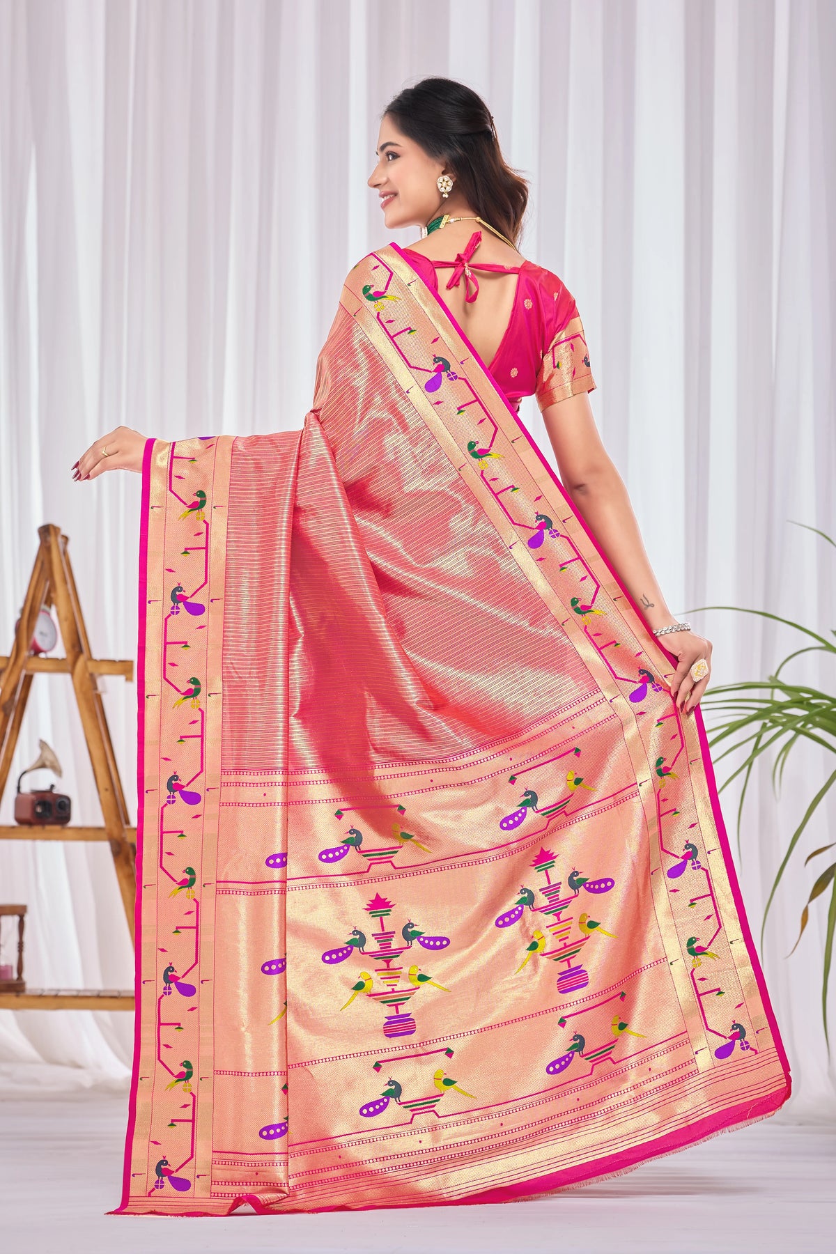 Traditional Marathi Silk Saree