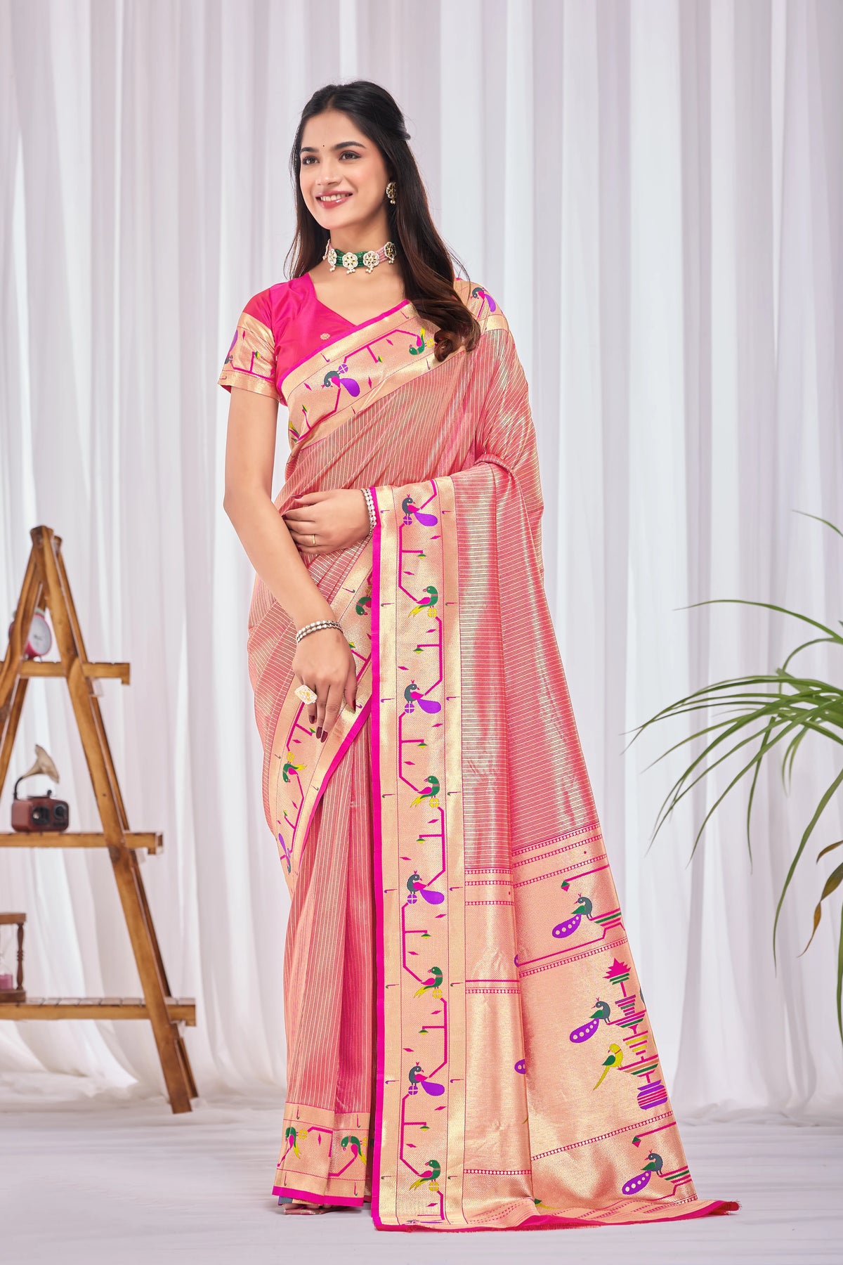 Traditional Marathi Silk Saree