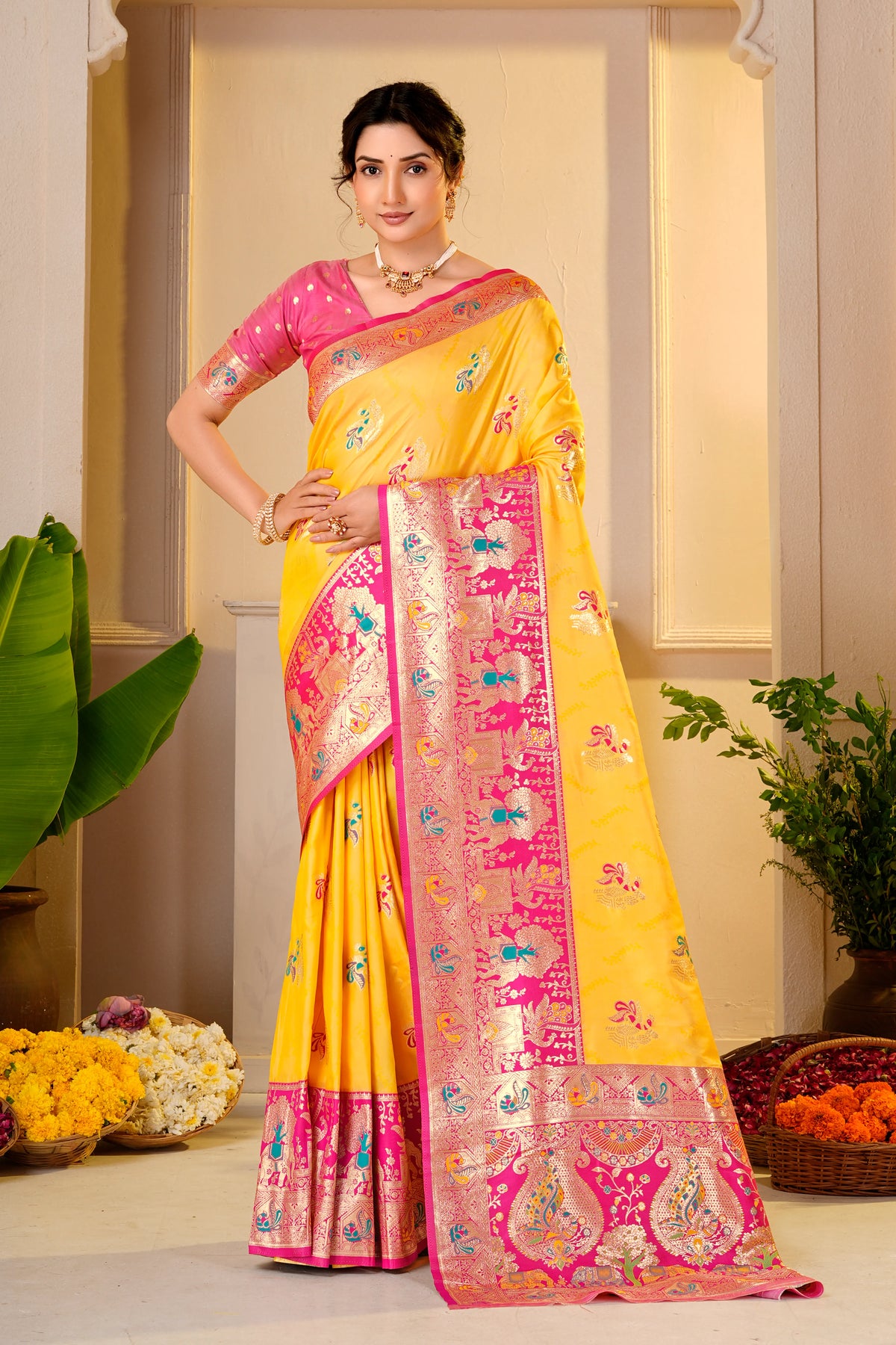 Chandrika Banarasi Silk Saree