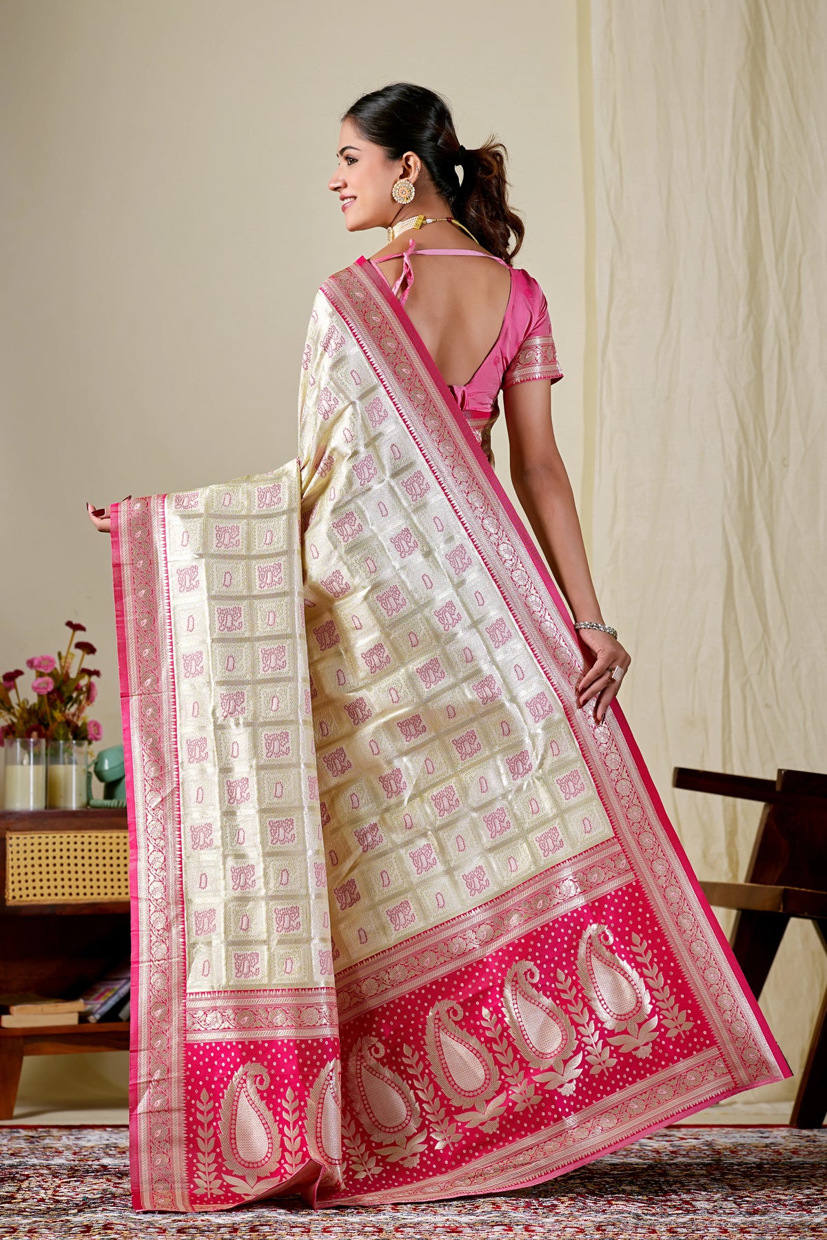 Kanak Banarasi Silk Saree