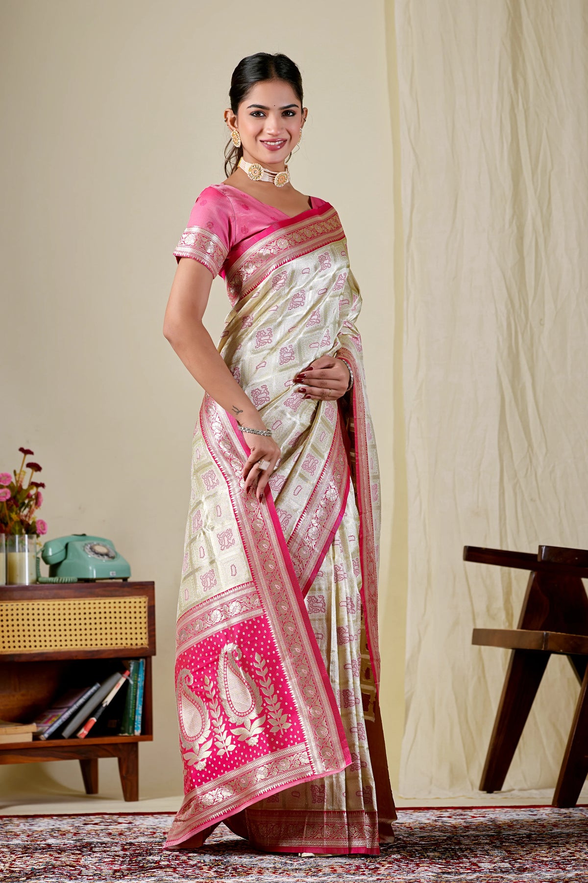 Kanak Banarasi Silk Saree