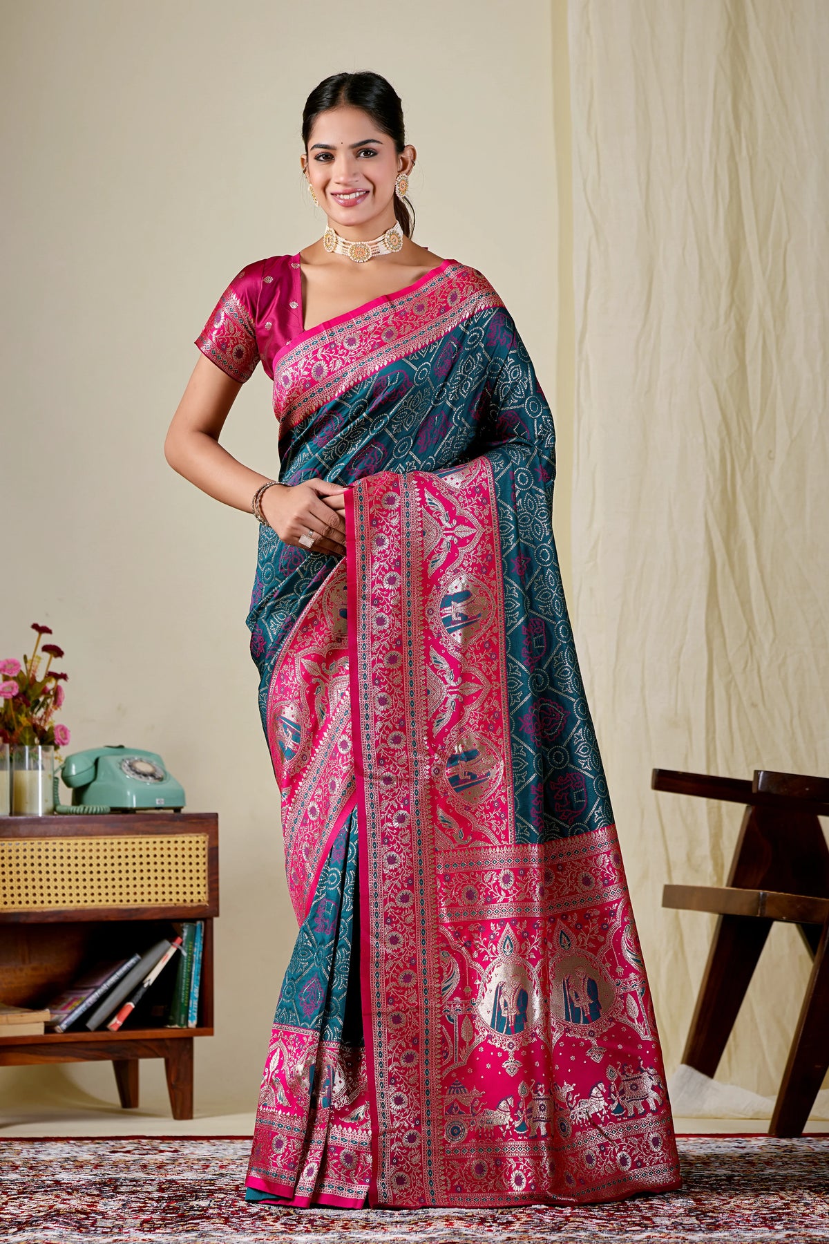 Rajlakshmi Banarasi Silk Saree