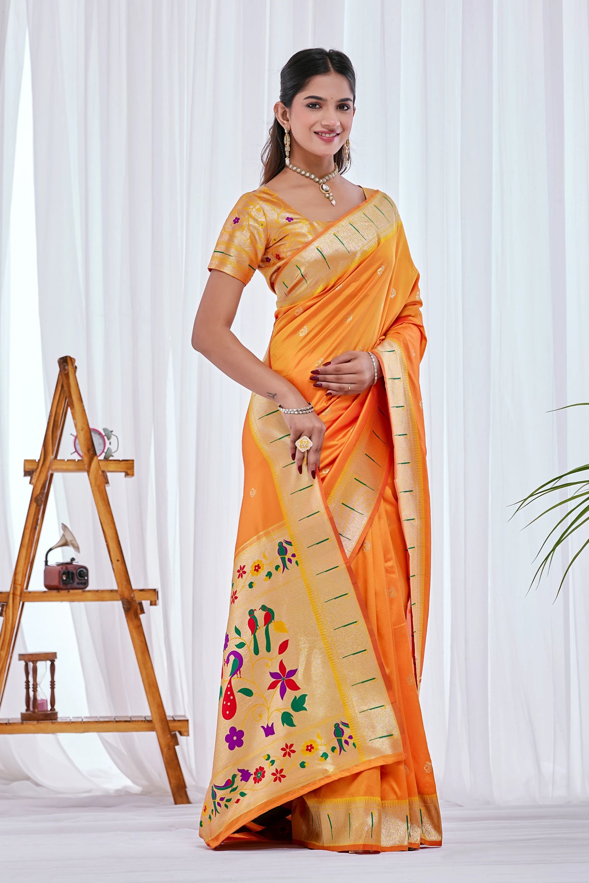 Rukmini Banarasi Silk Saree